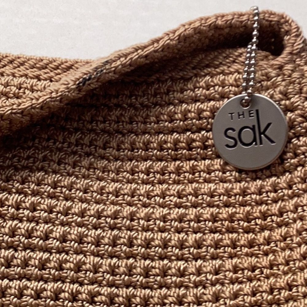 The Sak Woven Crochet Crossbody Bag in Tan - Picture 6 of 6